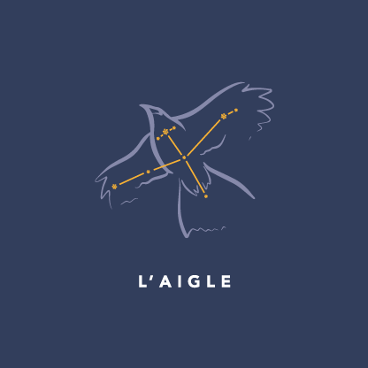 logo l'aigle Les Chalets Constellation à Combloux